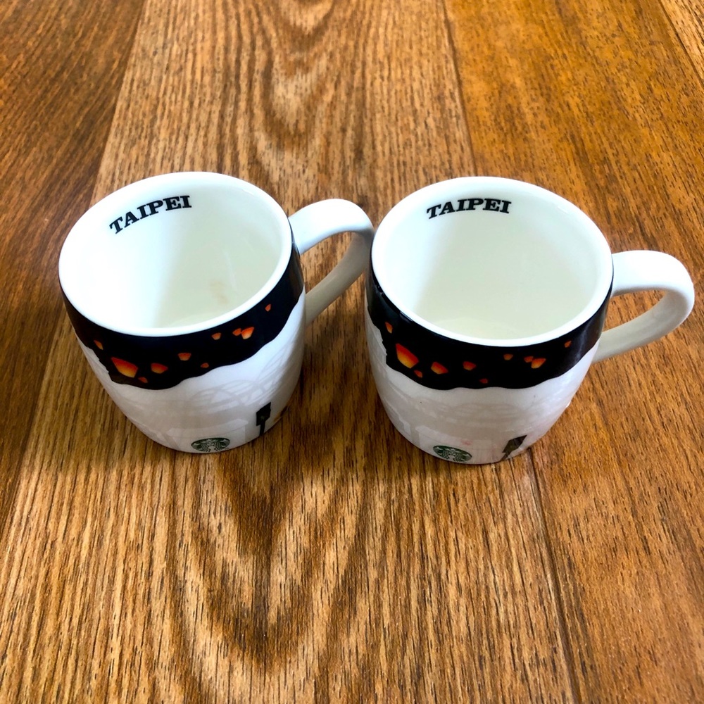 Taipei Starbucks Espresso Cups